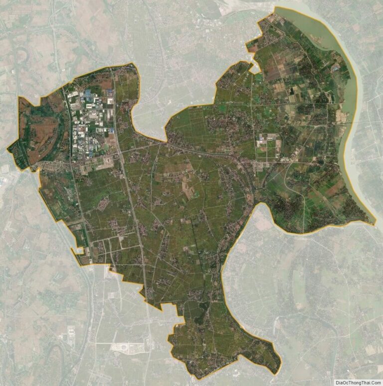 Bản đồ vệ tinh huyện Duy Tiên
