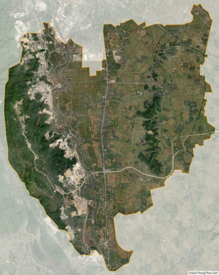 Bản đồ vệ tinh huyện Thanh Liêm