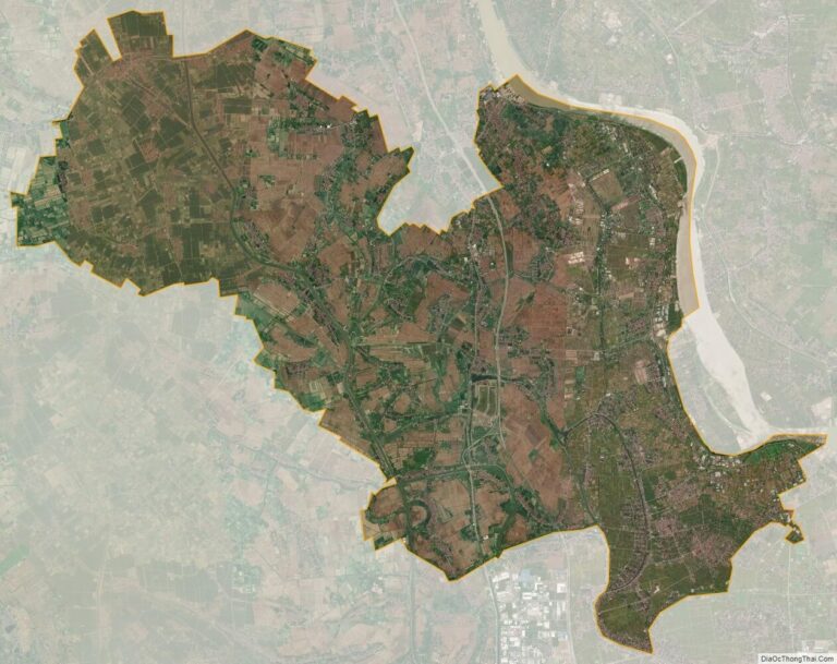 Bản đồ vệ tinh huyện Phú Xuyên