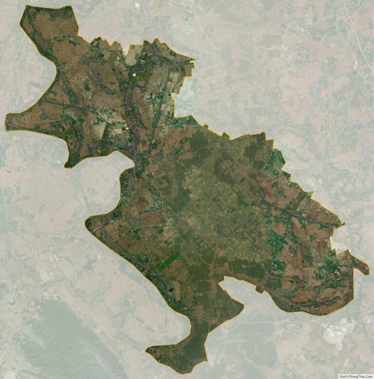 Bản đồ vệ tinh huyện Ứng Hòa