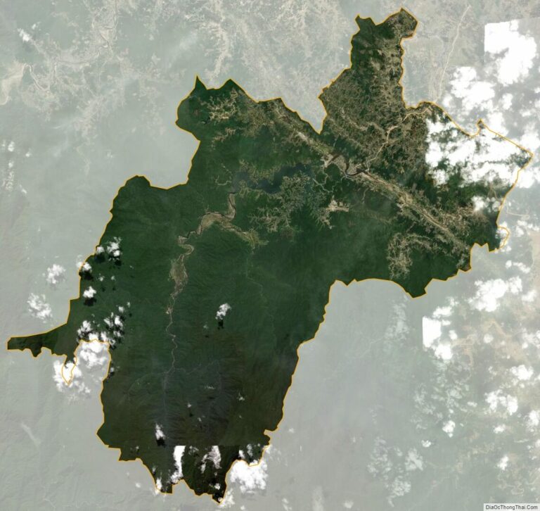 Bản đồ vệ tinh huyện Vũ Quang
