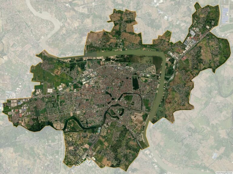 Hai Duong satellite map