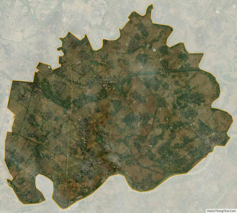 Bản đồ vệ tinh huyện Ninh Giang