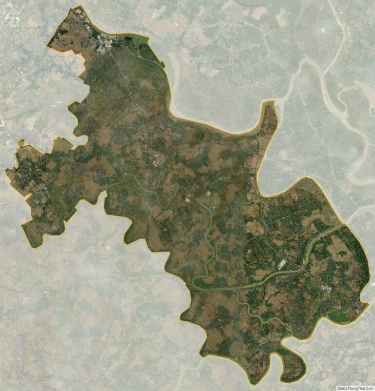Bản đồ vệ tinh huyện Tứ Kỳ
