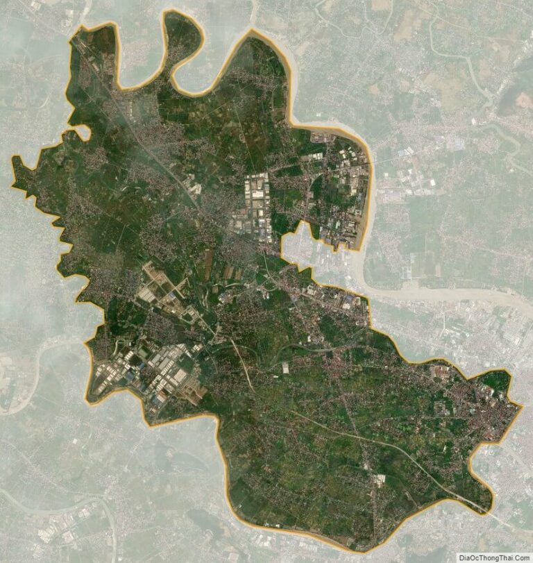 Bản đồ vệ tinh huyện An Dương