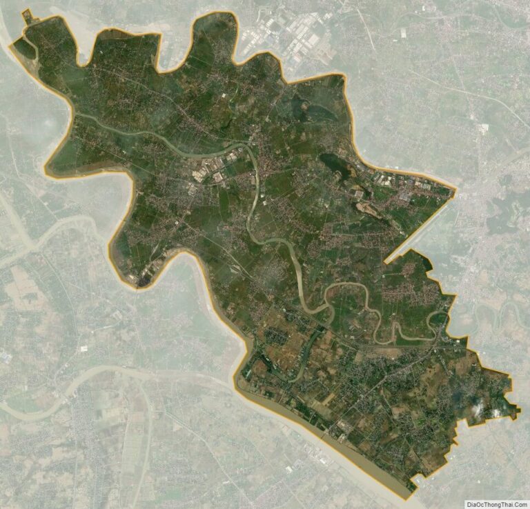 An Lao satellite map