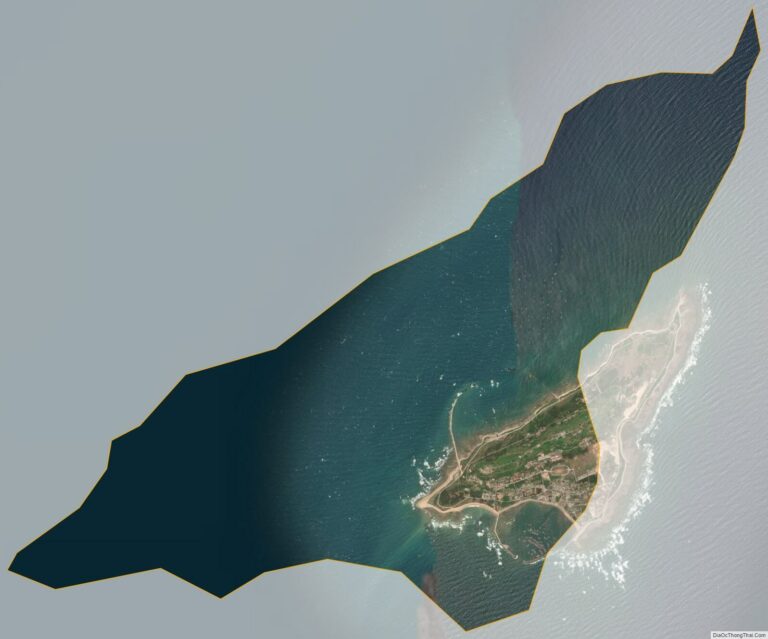 Bản đồ vệ tinh đảo Bạch Long Vĩ