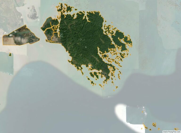 Cat Hai satellite map