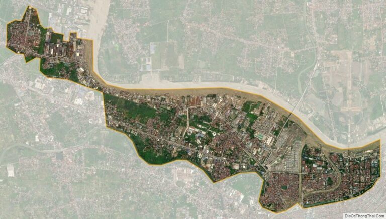 Bản đồ vệ tinh quận Hồng Bàng
