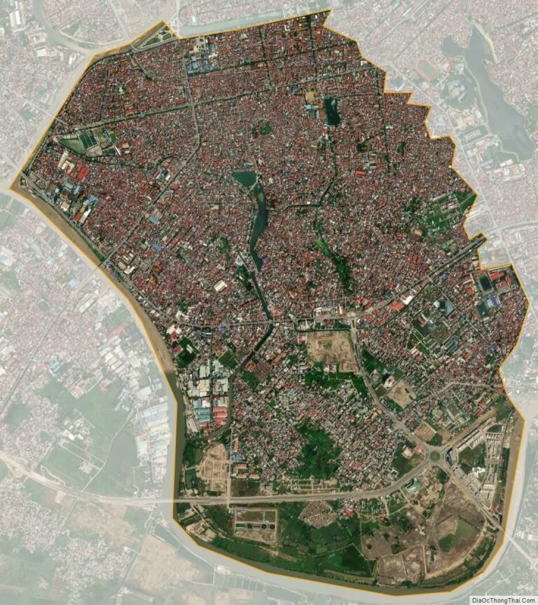 Bản đồ vệ tinh quận Lê Chân
