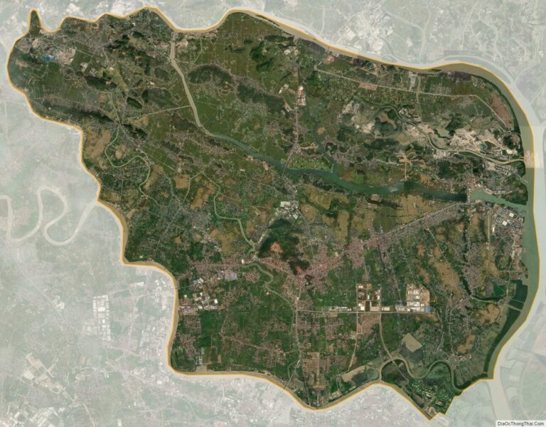 Bản đồ vệ tinh huyện Thuỷ Nguyên