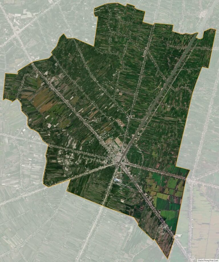 Bản đồ vệ tinh thị xã Ngã Bảy
