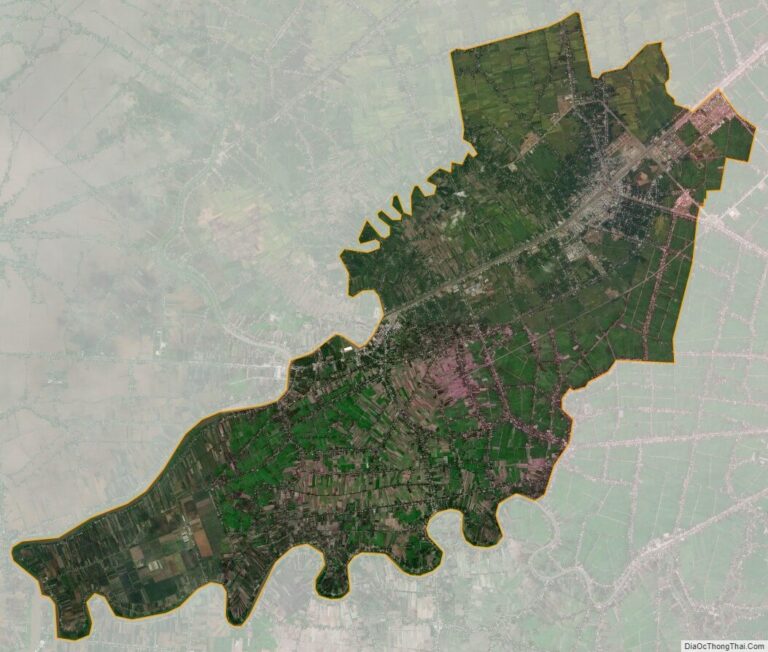 Bản đồ vệ tinh thành phố Vị Thanh