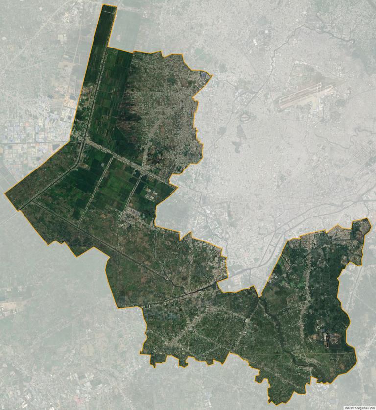 Binh Chanh satellite map