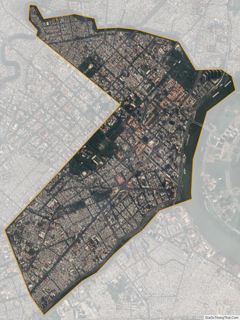 District 1 satellite map