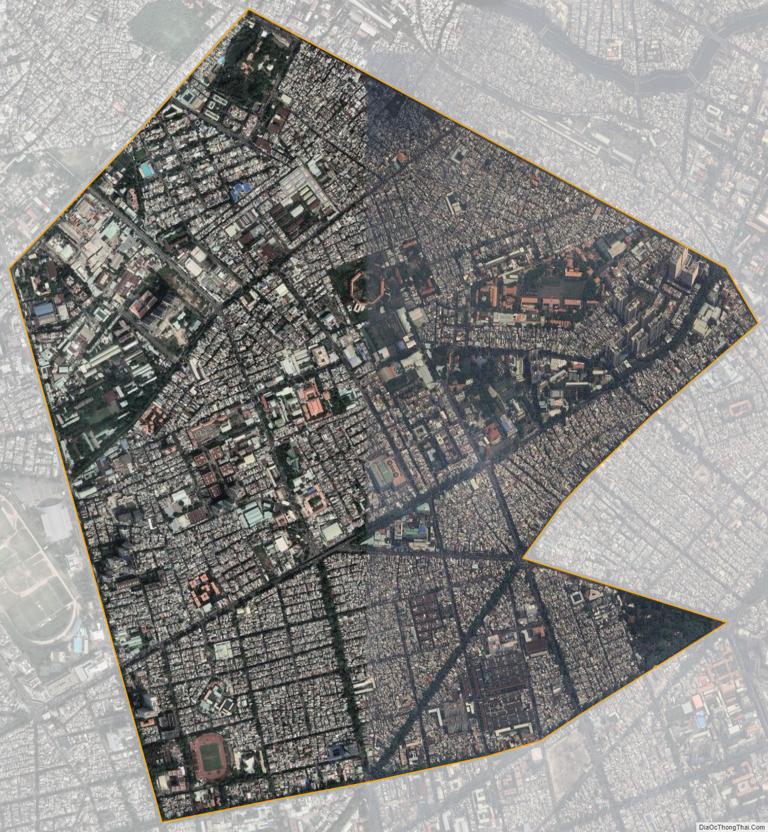 District 10 satellite map