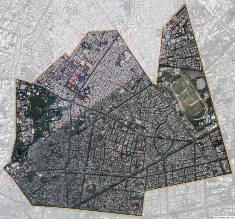 District 11 satellite map