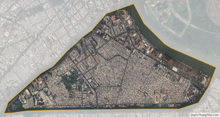 District 4 satellite map