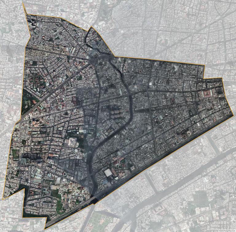 District 6 satellite map