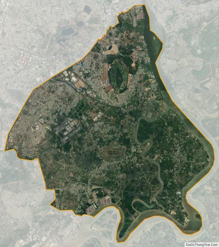 District 9 satellite map