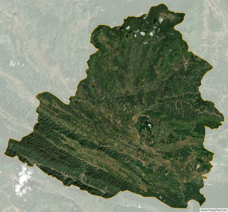 Bản đồ vệ tinh huyện Lạc Sơn