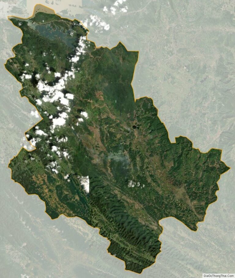 Tan Lac satellite map