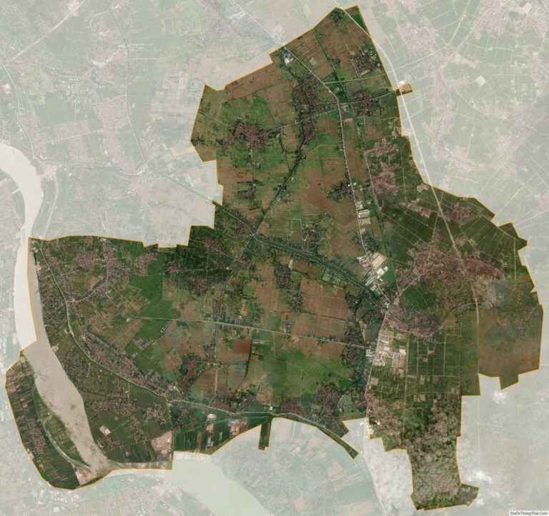 Kim Dong satellite map