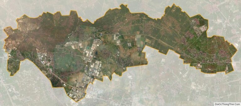 Bản đồ vệ tinh huyện Văn Lâm