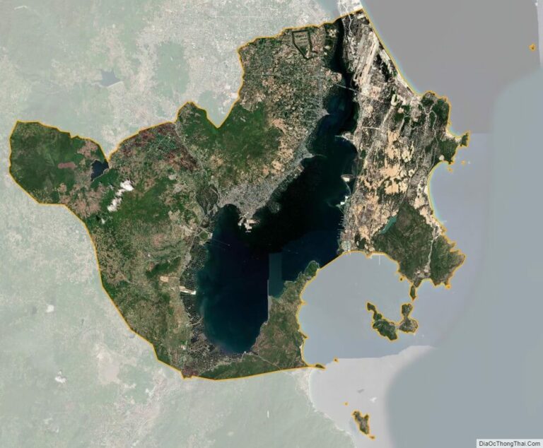 Bản đồ vệ tinh thành phố Cam Ranh