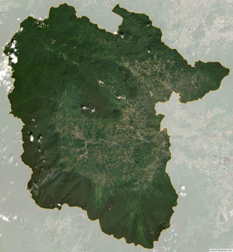 Bản đồ vệ tinh huyện Khánh Vĩnh