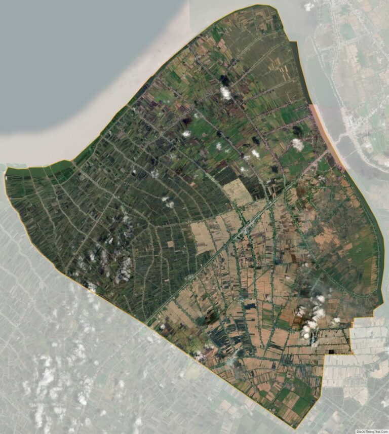 Bản đồ vệ tinh huyện An Biên