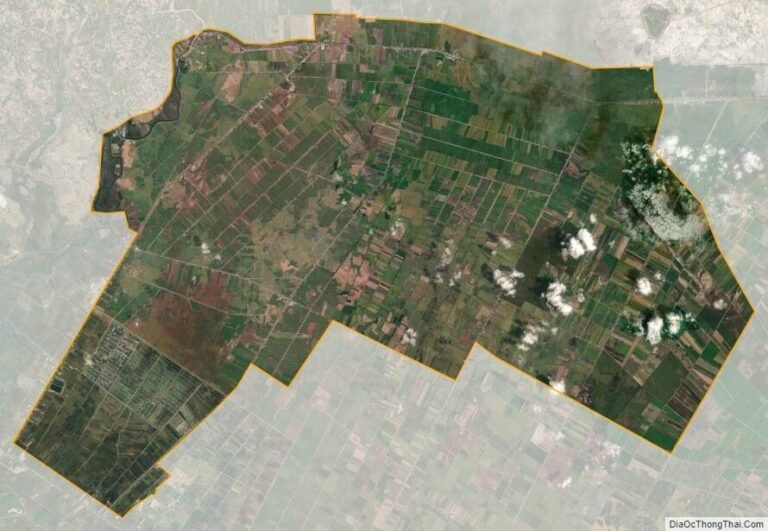 Bản đồ vệ tinh huyện Giang Thành