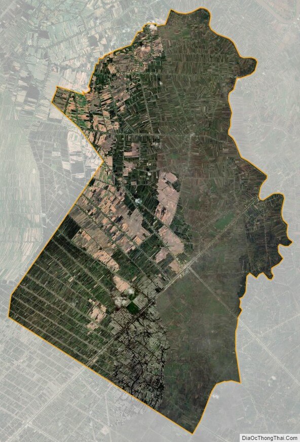 Bản đồ vệ tinh huyện Vĩnh Thuận