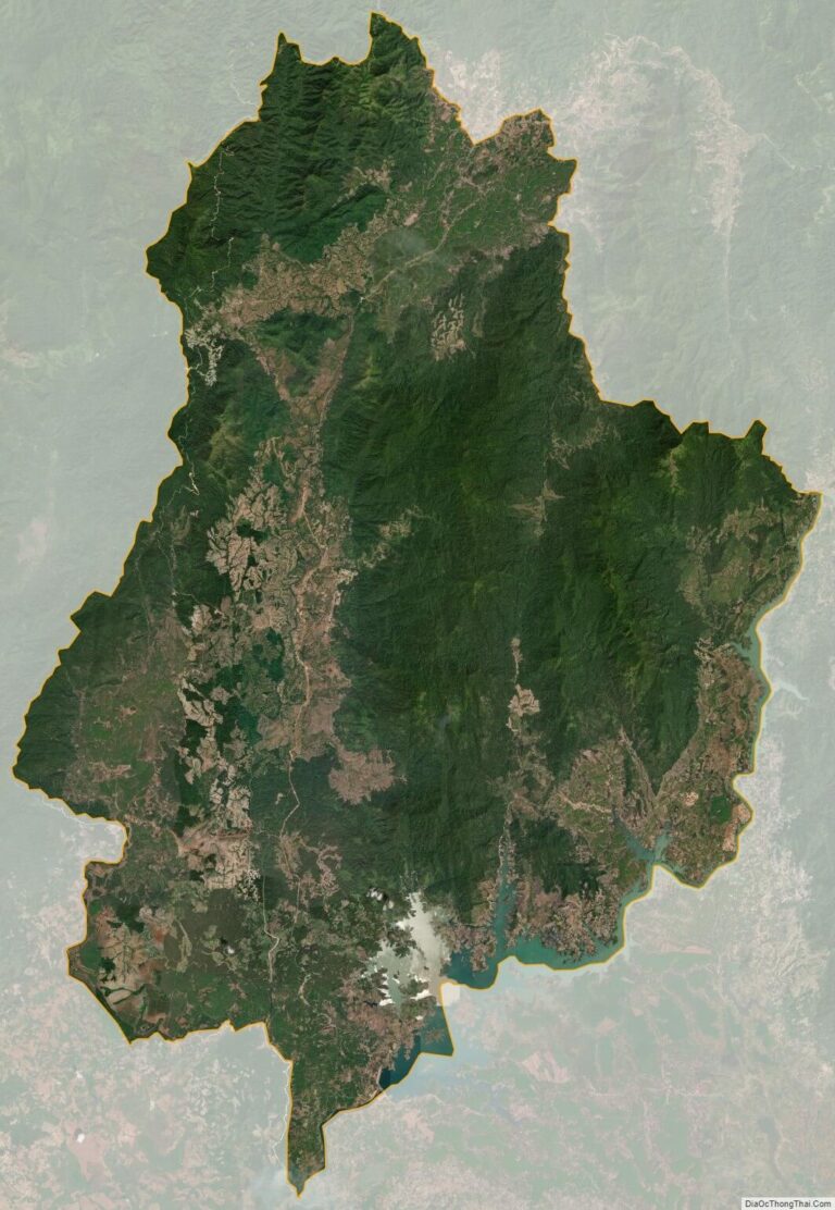 Bản đồ vệ tinh huyện Ia H' Drai