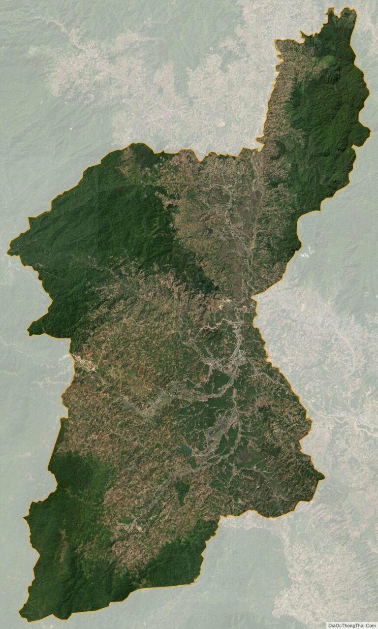 Bản đồ vệ tinh huyện Ngọc Hồi