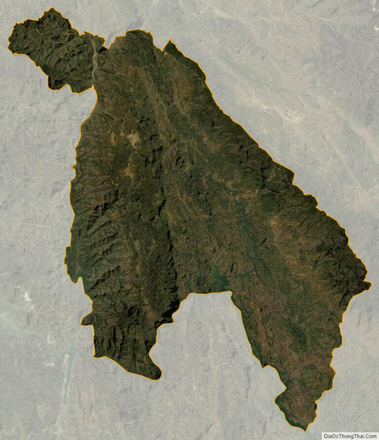 Bản đồ vệ tinh huyện Sìn Hồ