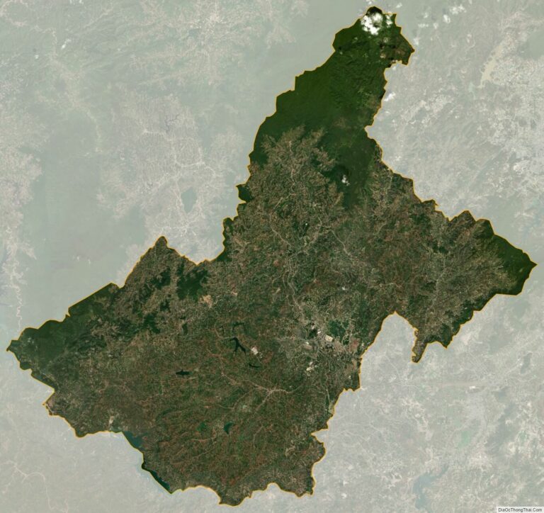 Bản đồ vệ tinh huyện Lâm Hà