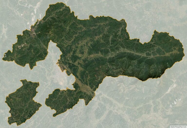Bản đồ vệ tinh huyện Cao Lộc