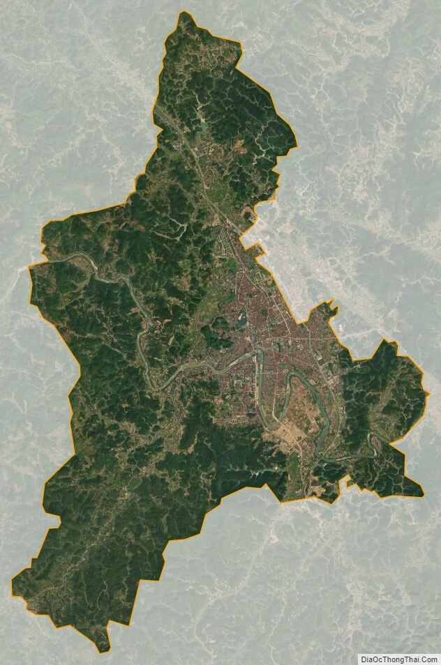Lang Son satellite map