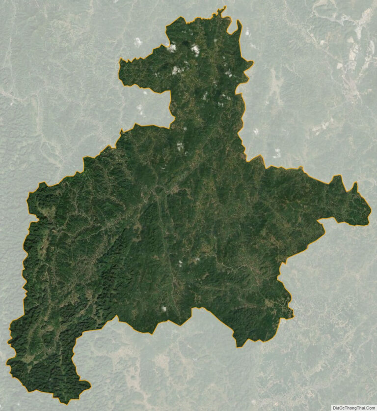 Bản đồ vệ tinh huyện Văn Quan