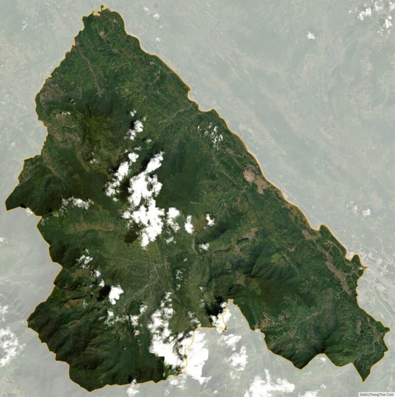 Bản đồ vệ tinh huyện Bát Xát