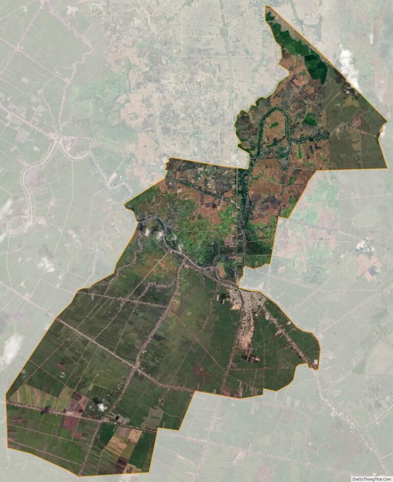 Kien Tuong satellite map