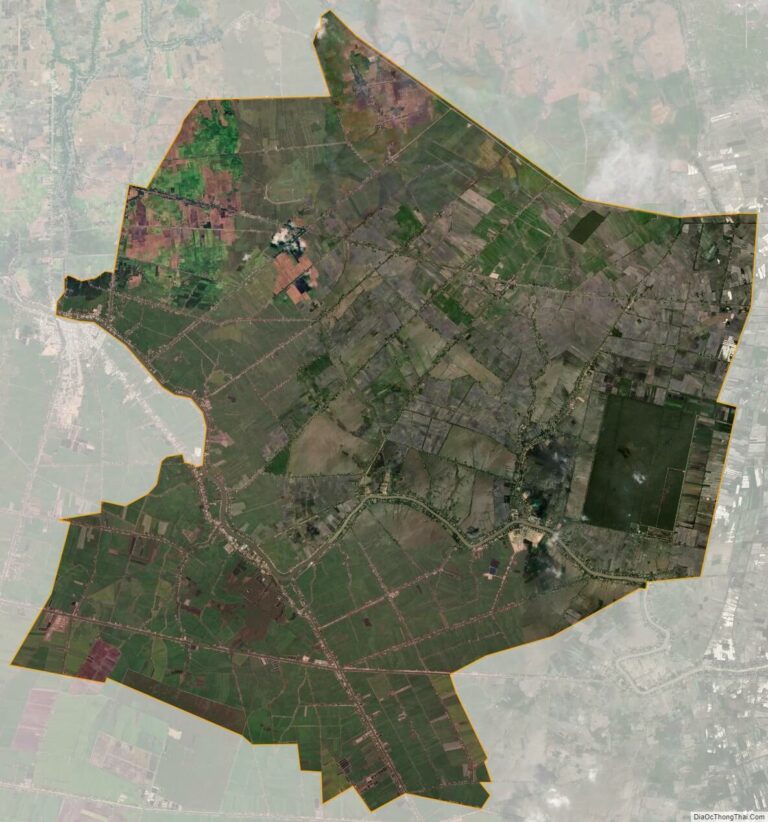 Moc Hoa satellite map