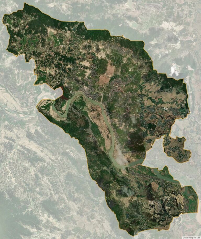 Nam Dan satellite map
