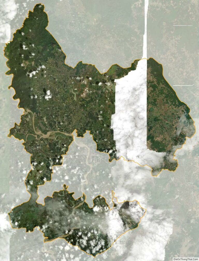 Bản đồ vệ tinh huyện Nghĩa Đàn