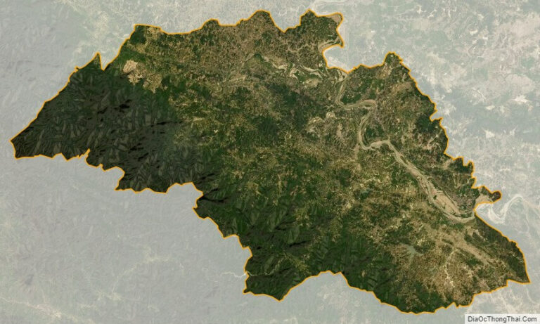 Thanh Chuong satellite map