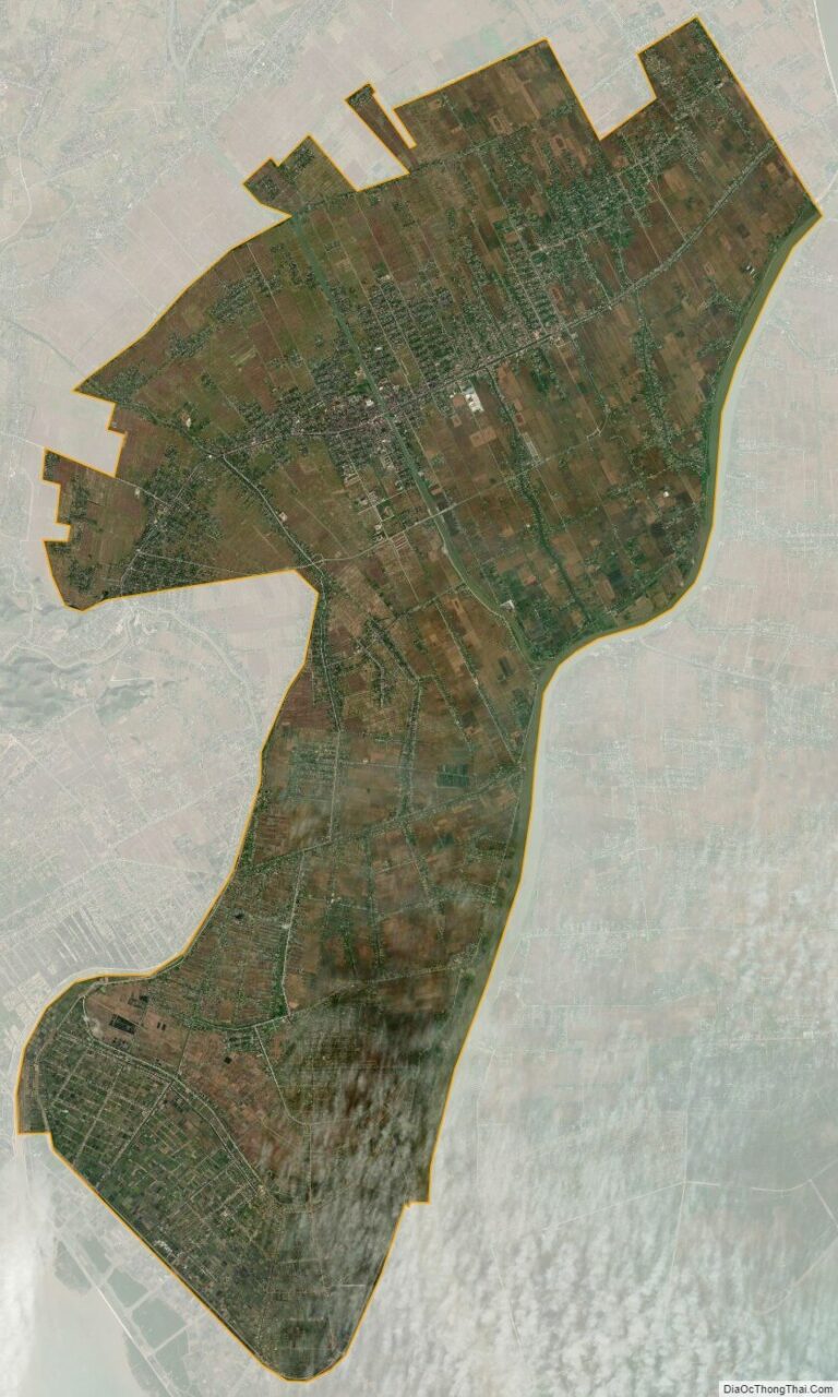 Bản đồ vệ tinh huyện Kim Sơn