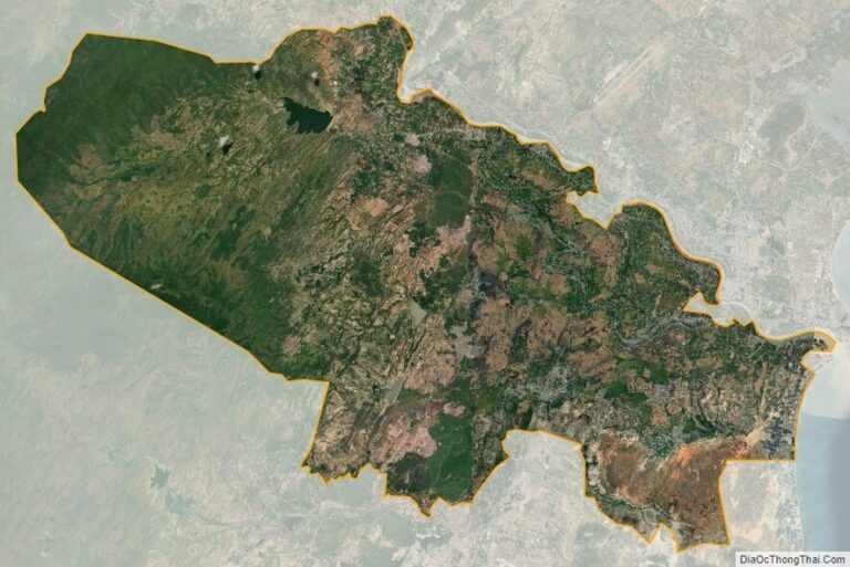 Bản đồ vệ tinh huyện Ninh Phước