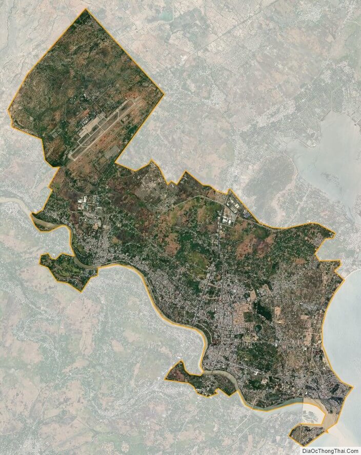 Bản đồ vệ tinh thành phố Phan Rang-Tháp Chàm