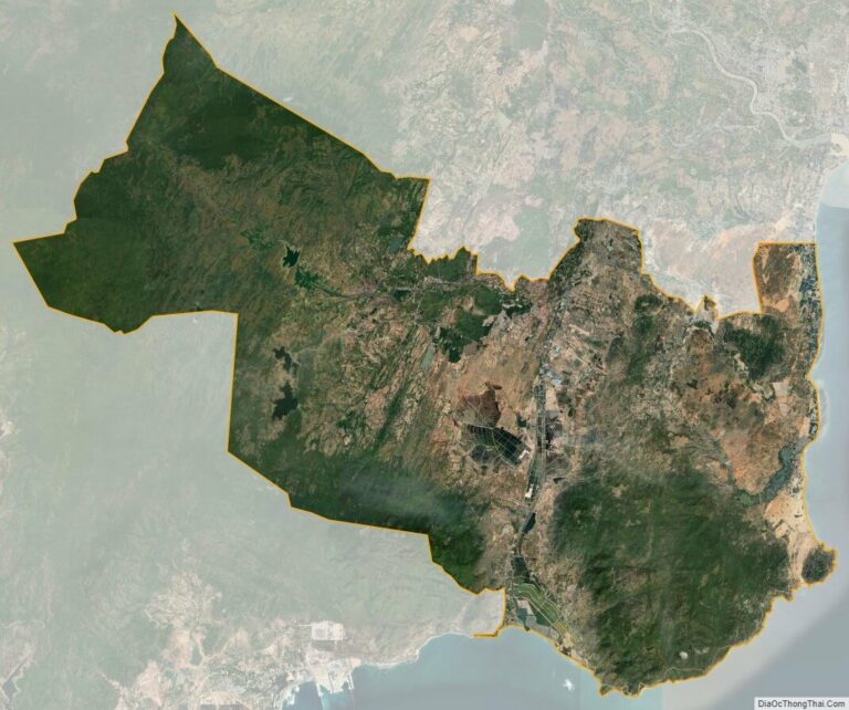 Thuan Nam satellite map